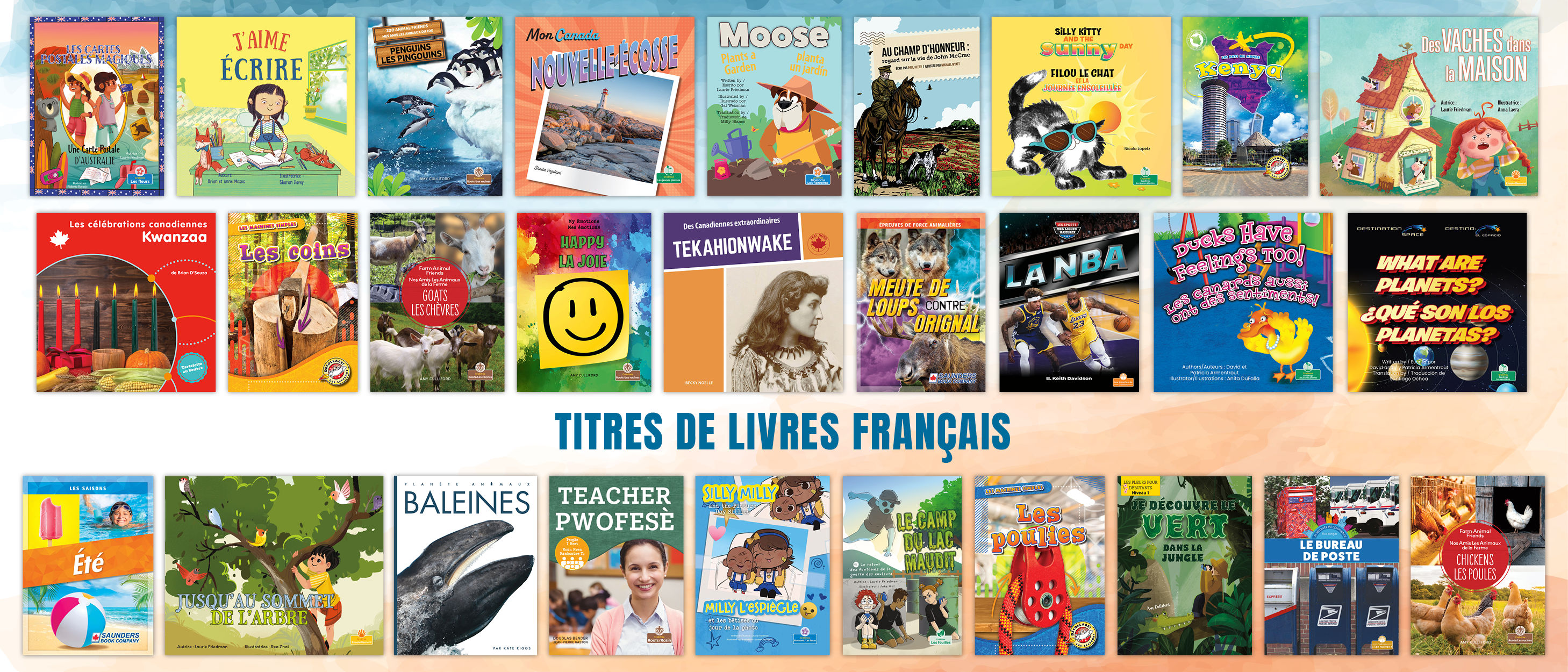 French - Livres en français pour votre bibliothèque